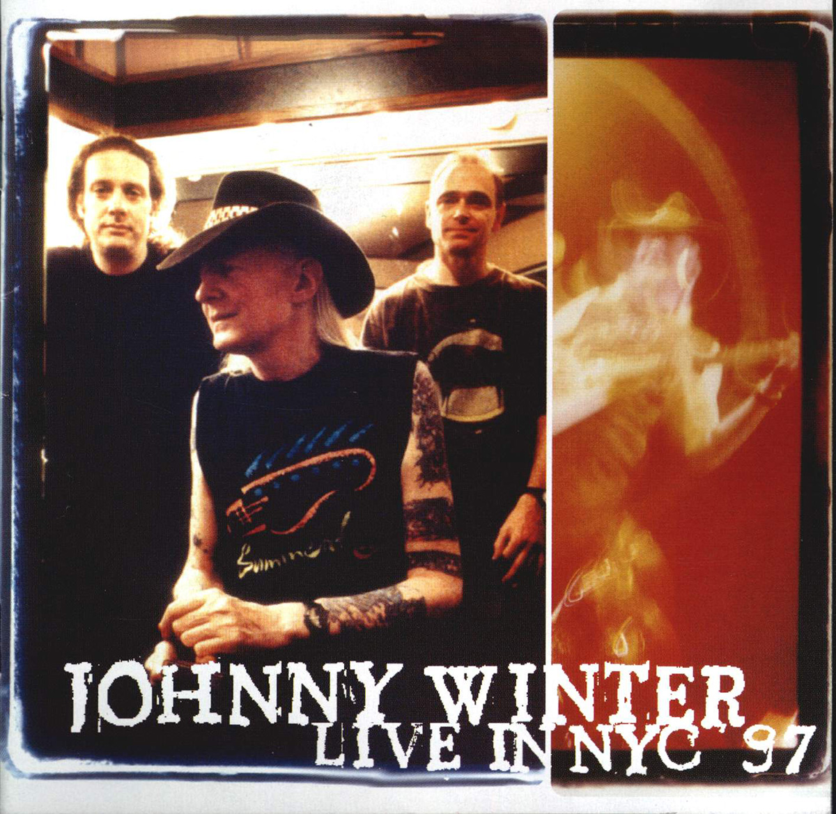 Album Front Cover Photo of JOHNNY WINTER - Live in NYC 1997